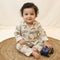 Bachpan kids wear New Born Unisex Safari Jeep Cotton Night Suit