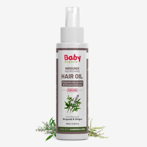 Babyorgano Nirgundi Nourishing Hair Oil For Kids