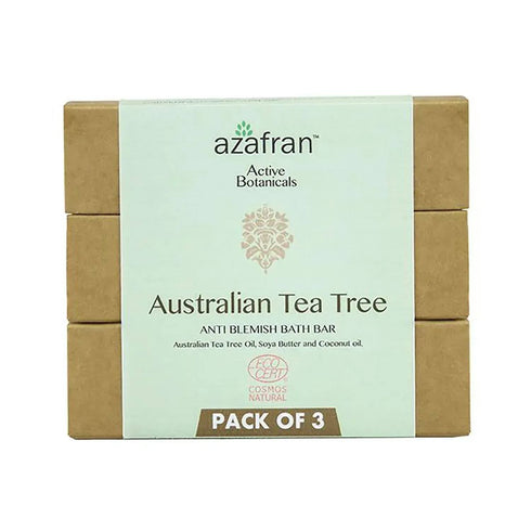 Azafran Active Botanicals Australian Tea Tree Anti-Blemish Bath Bar
