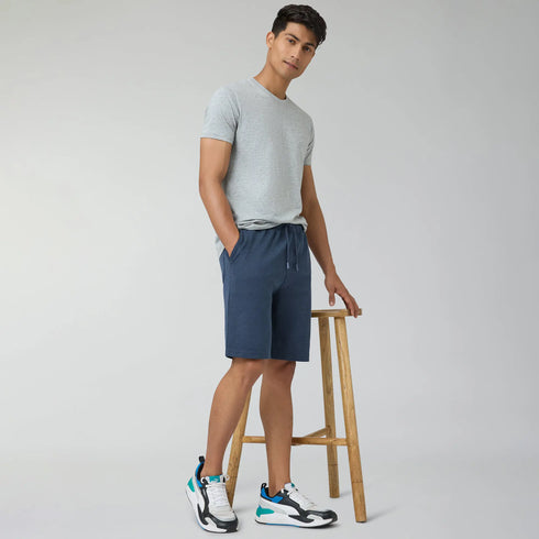 XYXX Nova Cotton Rich Shorts Midnight Blue