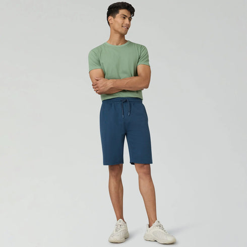 XYXX Nova Cotton Rich Shorts Oxford Blue