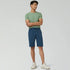 XYXX Nova Cotton Rich Shorts Oxford Blue