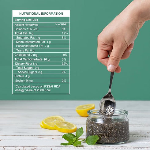 Pureheart Raw Chia Seeds | Chia Seeds for Weight Management