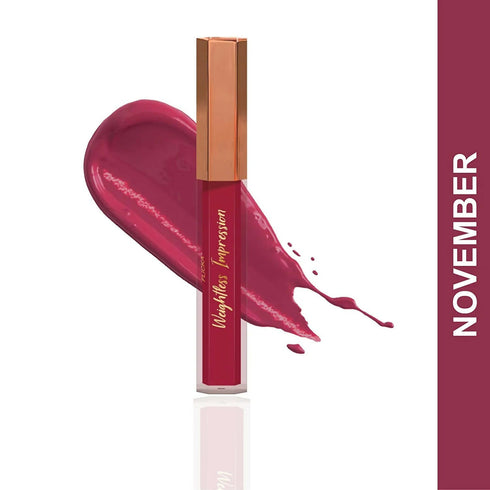 FLiCKA Weightless Impression 11 November | Pink Matte Finish Liquid Lipstick