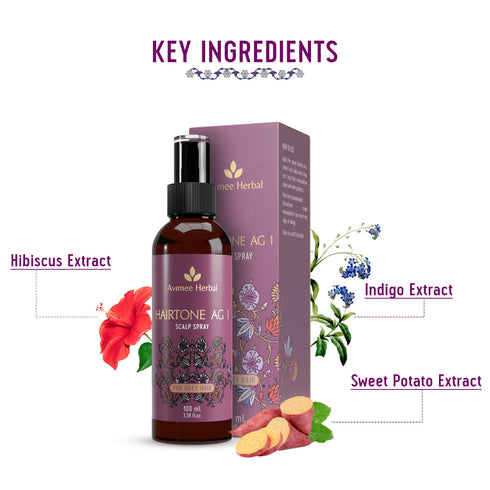 Avimee Herbal Hairtone AG 1 Scalp Spray For Grey Hair