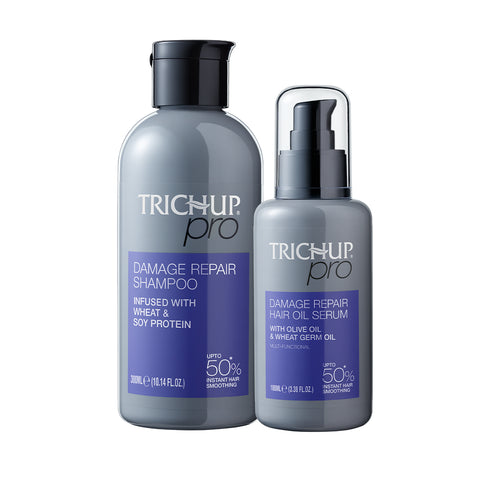 Vasuestore Trichup Pro Damage Repair & Instant Smoothing Hair Care Combo Shampoo Oil Serum