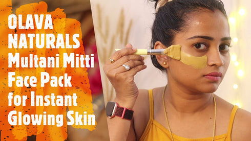 Olava Naturals Multani Mitti Powder for Face Pack - Pure Bentonite Clay - Fuller's Earth - 200 gm
