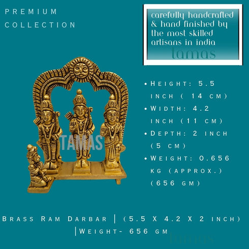 Tamas Brass Ram Darbar | Free Premium Gift Box