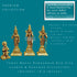 Tamas Brass Ramdarbar Ram Sita Laxman & Hanuman Statue/Idol