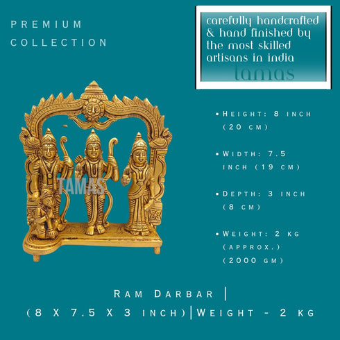 Tamas Brass Ram Darbar |Free Luxury Gift BOX
