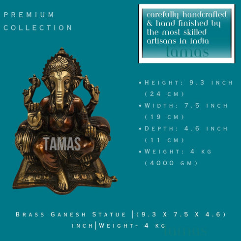 Tamas Brass Ganesh Statue