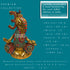 Modern Stoned work Lord Ganesh/Ganapati Tamas Brass Statue/Idol