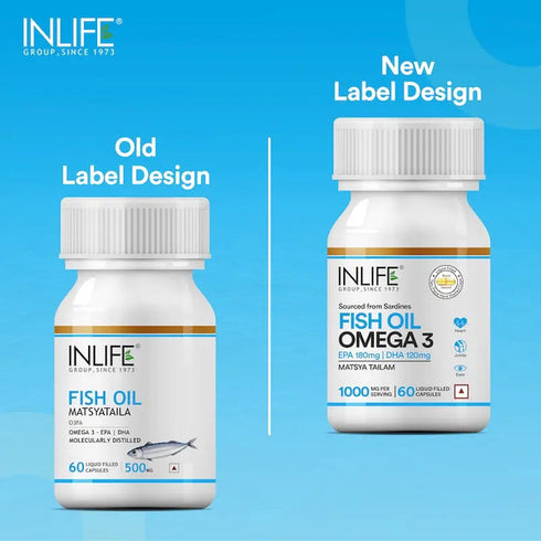 Inlife Fish Oil 500 MG Capsules