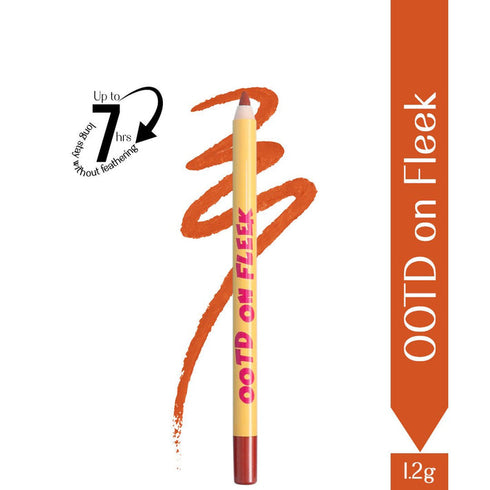 LoveChild OOTD on fleek| Passport Pucker Lip Booster Matte Liner Rustic Orange