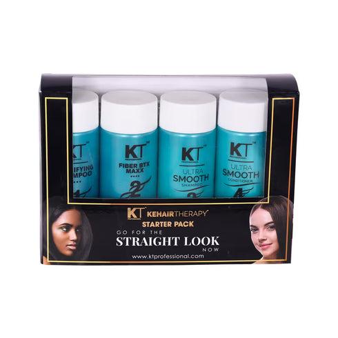 Kt Professional Keratin Fiber BTX MAXX Starter Kit Keratin Treatment Smoothens Repairs & Strengthens Frizzy Damaged Hair