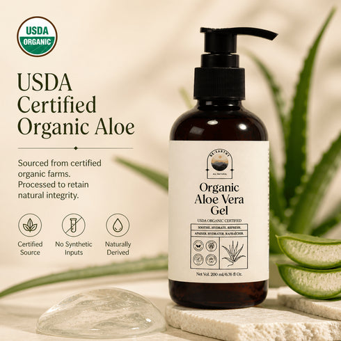 Organic Aloe Vera Deep Hydration & Soothing Gel