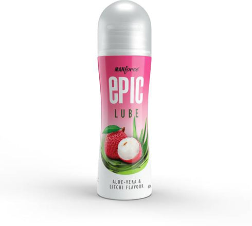 Manforce Epic Epic Water Based Aloevera & Litchi Flavour Lubricant