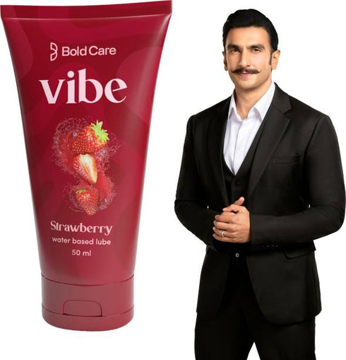 Bold Care Lubricant for Men and Women Premium Strawberry Flavour