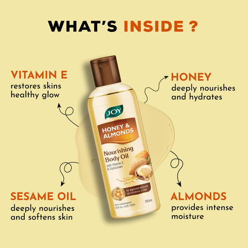 Joy Honey And Almonds Nourishing Body Oil