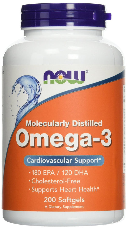 Style Make Now Foods Omega 3 1000mg Cardiovascular Support Molecularly Distilled