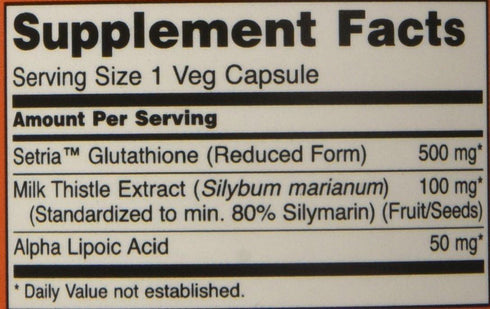 Style Make Now Foods Glutathione 500mg Plus 60 Vcaps