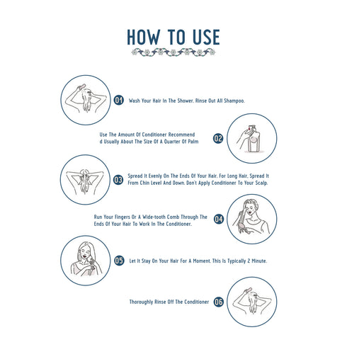 Avimee Herbal Shakuntala Hair Cleanser and Radha Hair Conditioner Combo For Silky, Shiny & Strong Hair