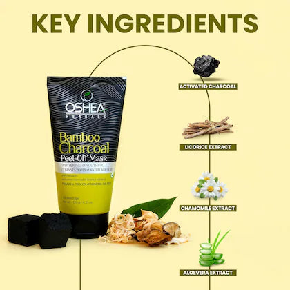 Oshea Bamboo Charcoal Peel Off Mask