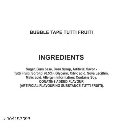 Poko Loko Tutti Fruity Tape Bubble Gum 56g