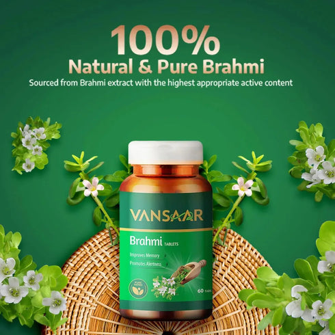 Vansaar Brahmi Tablets 60 Tablets