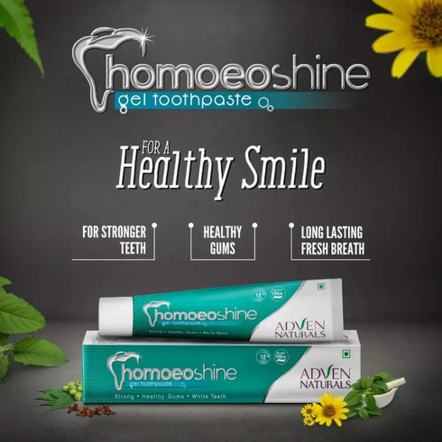 Adven Naturals Homoeoshine Toothpaste gel