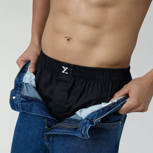 XYXX Pace Cotton Boxer Black Knight