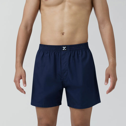 XYXX Pace Cotton Boxer Midnight Blue