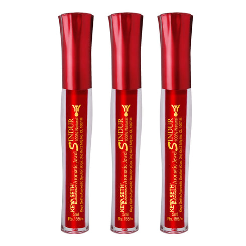 Keya Seth Aromatherapy Aromatic 100% Natural Liquid Sindoor (Red)