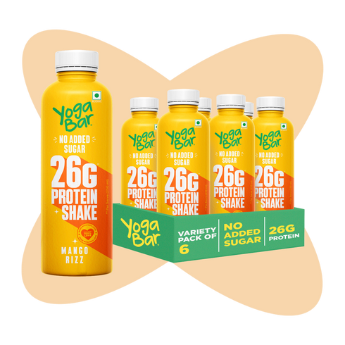 Yoga Bar 26g Protein Shake Mango Rizz - 250ml/bottle