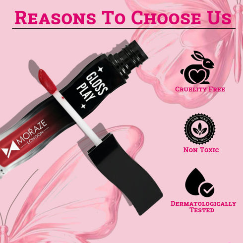 Moraze Cosmetics Moraze Hydrating Lip Gloss High Shine & Non Sticky