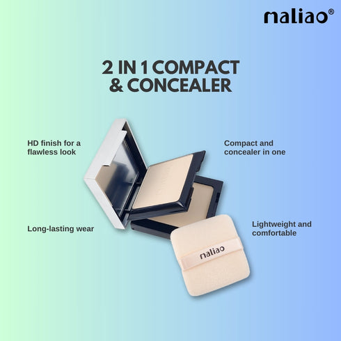Maliao 2 in 1 Compact & Concealer