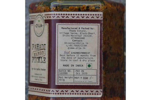 O'Ija Handmade Pahadi Mango Pickle