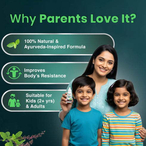 BabyOrgano Panch Tulsi Drops