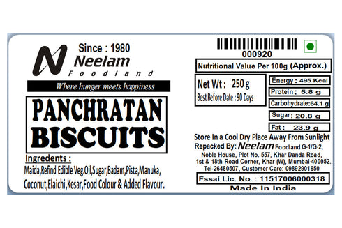 Neelam Foodland Panchratan Biscuits