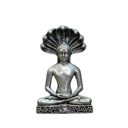 Pure Silver Antique Parshwanath Idol 67.79G By Mahita Collections