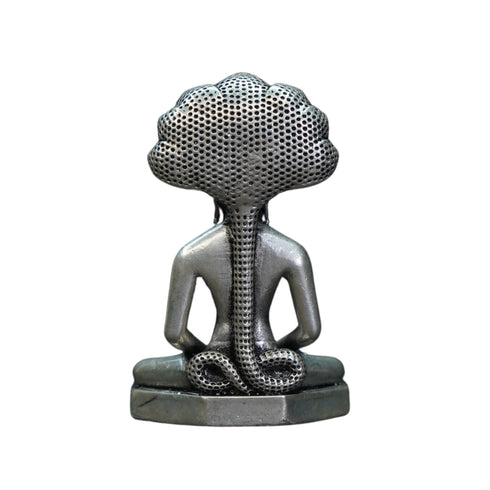 Pure Silver Antique Parshwanath Idol 67.79G By Mahita Collections