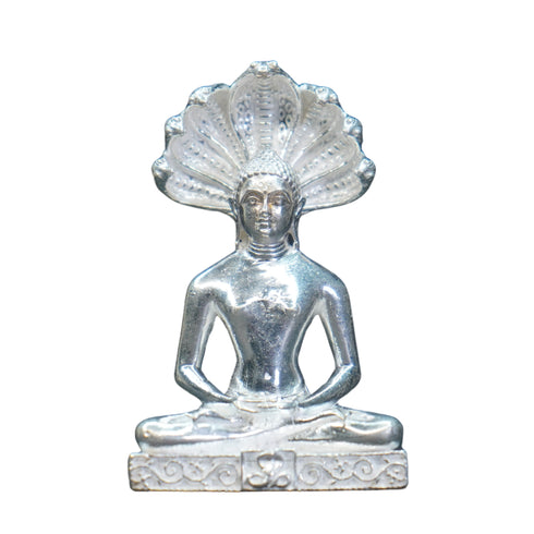 Pure Silver Antique Parshwanath Pure Silver 65.58G By Mahita Collections