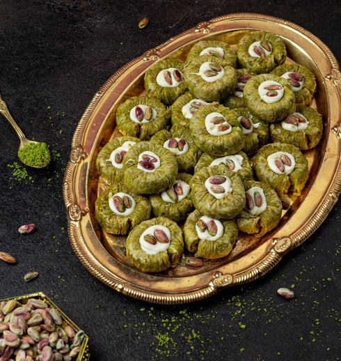 The Baklava Box Pistachio Pasha Ring Baklava