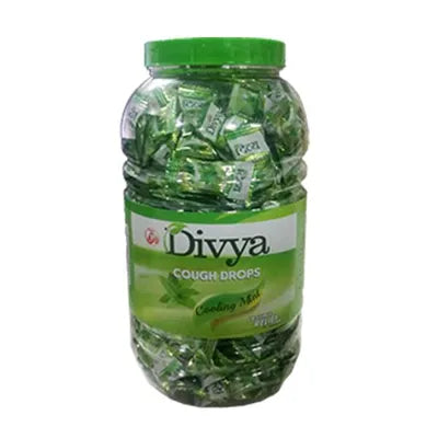 Patanjali Divya Cough Drops Mint Jar