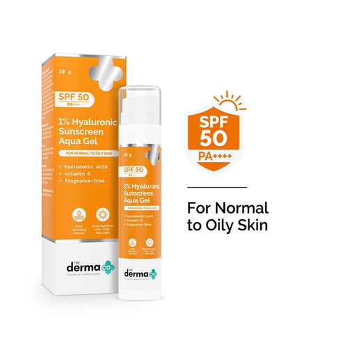 The Derma Co 1% Hyaluronic Sunscreen Aqua Gel