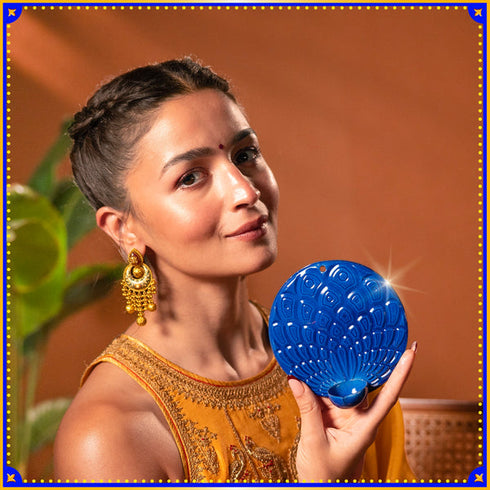 PHOOL MORPANKH WALL HANGING DIYA HOLDER