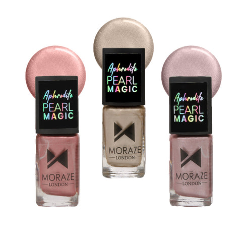 Moraze Cosmetic Aphrodite Pearl magic Nail paints