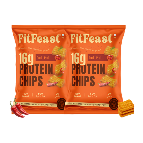 Fitfeast Protein Chips Peri Peri x 2