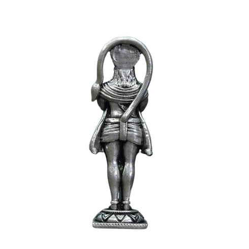 Pure Silver Antique Bhakt Hanuman Murti 32.24G Idol By Mahita Collections
