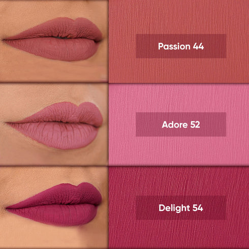 Parul Garg Beauty Pink Paradise: 3 Perfect Pinks Liquid Lipsticks